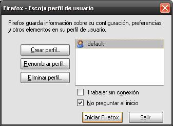 Descripción: profilemanager